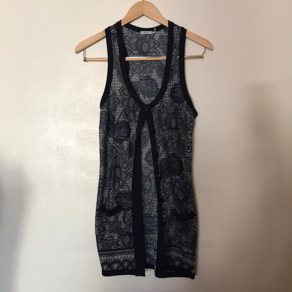 Urban Outfitters Vest Blue & White